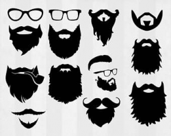 Image result for goatee svg | Silhouette | Beard clipart ...