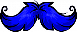 Image - Icon Blue Neon Mustache.png | Club Penguin Wiki | FANDOM ...