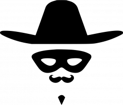 Zorro Hat Face Hero Svg Png Icon Free Download (#506629 ...