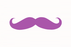 mustache | Purple Mustache clip art - vector clip art online ...