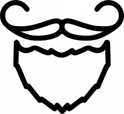 Beard And Moustache I Svg Png Icon Free Download (#557072 ...