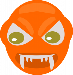 Clipart - angry ball