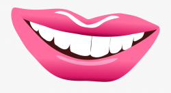 Lips Pink Png Clipart Image - Lips Smile Clip Art #81452 ...