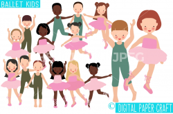 Ballet Kids, Ballerina, Dance Children, Jazz Kids clipart, Movement ...