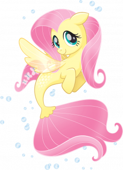 Image - MLP The Movie Seapony Fluttershy official artwork.png | The ...