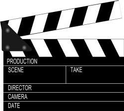 Movie Clapper Board - Download Clipart on ClipartWiki