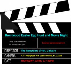 Brentwood Movie Night/easter Egg Hunt Clip Art at Clker.com - vector ...