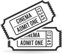Collection Of Movie Ticket Black And - Movie Ticket Coloring ...