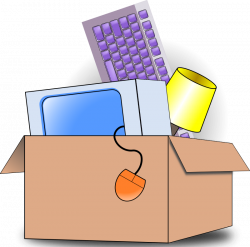 Clipart - Packing and Moving
