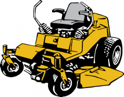 Commercial Lawn Mowing Clipart