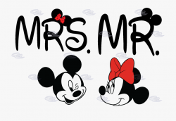Disney Mr Mrs Matching Couple Shirts Mickey Minnie - Mickey ...