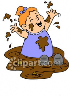 Playing In Mud Clipart