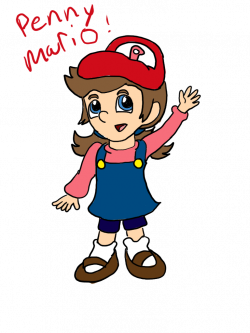Penny Mario by Krispina-The-Derp on DeviantArt