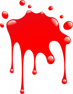 Image of Splatter Clipart #2352, Red Paint Splat - Clipartoons