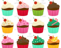 Muffin clipart cute cake - Pencil and in color muffin clipart cute cake