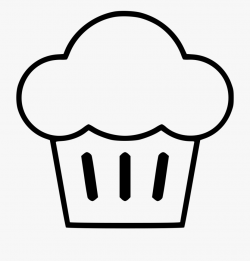 Muffin Clipart Svg - Muffin Black And White #216056 - Free ...