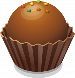 HD Muffin Clipart Brown Food - Cupcake Transparent PNG Image ...