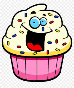 Cartoon Cupcake Clipart - Cartoon Pictures Of Desserts, HD ...