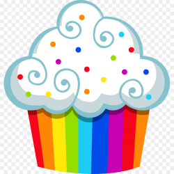 Rainbow Clipart clipart - Cupcake, Rainbow, Cake ...