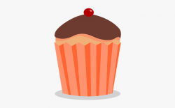 Muffin Clipart Colored Cupcake - Cupcake #79125 - Free ...