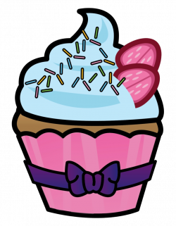Cupcake Cupcakes Clipart Half Eaten Sketsa Gambar Ice Cream ...