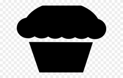 Muffin Clipart Muffin Top - Cupcake Silhouette - Png ...