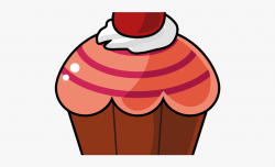 Muffin Clipart Cute - Cupcakes Toon Png #217708 - Free ...