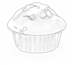 clipartist.net » Clip Art » blueberry muffin muffin SVG