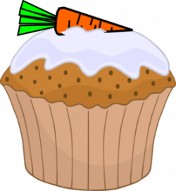 Carrot Cake Muffin Clip Art at Clker.com - vector clip art ...