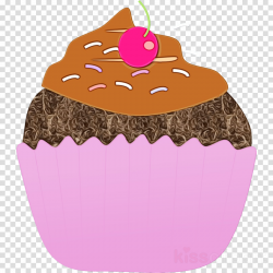 cake pink baking cup cupcake muffin clipart - Cake, Pink ...