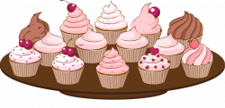 Cupcake Muffin Frosting & Icing Clip art - pink cupcake 1421*689 ...