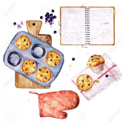 Free Blueberry Muffin Clipart baking ingredient, Download ...