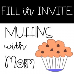 Muffins with Mom Invite