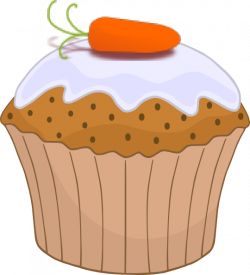 Carrot Cupcake Clip Art at Clker.com - vector clip art online ...