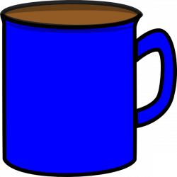 Blue Mug Clip Art at Clker.com - vector clip art online, royalty ...