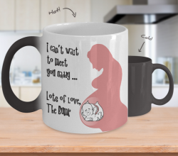 Coffee Mug - I can't wait to meet you Daddy. Lots of love, The Bump ...