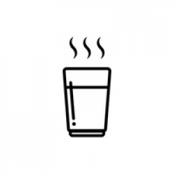 Hot Water In A Cup Clipart