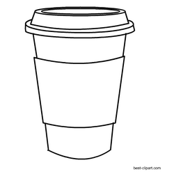 Black and white coffee mug clip art free | Free Clip Art for ...
