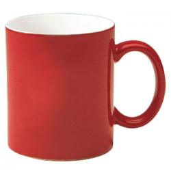 11 oz c-handle coffee mug - red out [10304] : Splendids ...