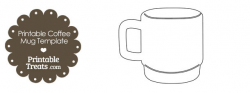 Printable Coffee Mug Template — Printable Treats.com