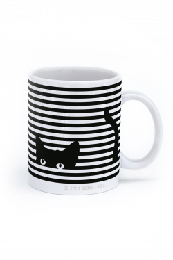 Seltzer Goods Cat Stripes Mug