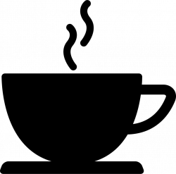 Coffee Cup Of Hot Drink Black Silhouette Svg Png Icon Free Download ...