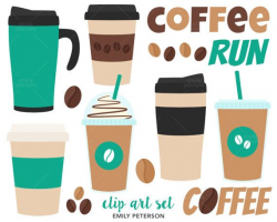 Coffee Clip Art, Travel Mug Clipart, Coffee Addict Clip Art ...