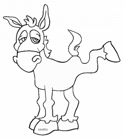 United States Clip Art by Phillip Martin, Missouri State Animal - Mule