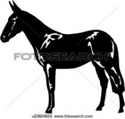 21 Best mule clipart images in 2019 | Silhouettes, Horses ...