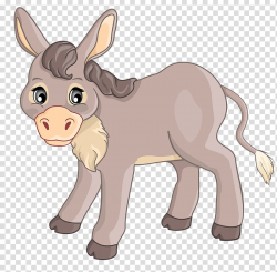 Mule Donkey Horse , Gray donkey transparent background PNG ...