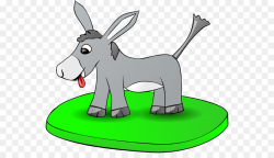 Mule Donkey Free content Clip art - Free Donkey Clipart png ...