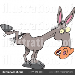 Mule Clipart #1044636 - Illustration by toonaday