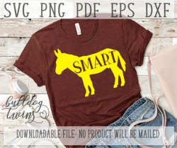 Donkey SVG, Mule Clipart, Smart Ass Cut File, Funny Shirt Design, Horse  Clipart, Mini Mule Clip Art, Sarcastic DIY, Smart Ass PNG, Donkeys