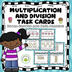 Multiplication and Division Task Cards -NYS Engage NY grade ...